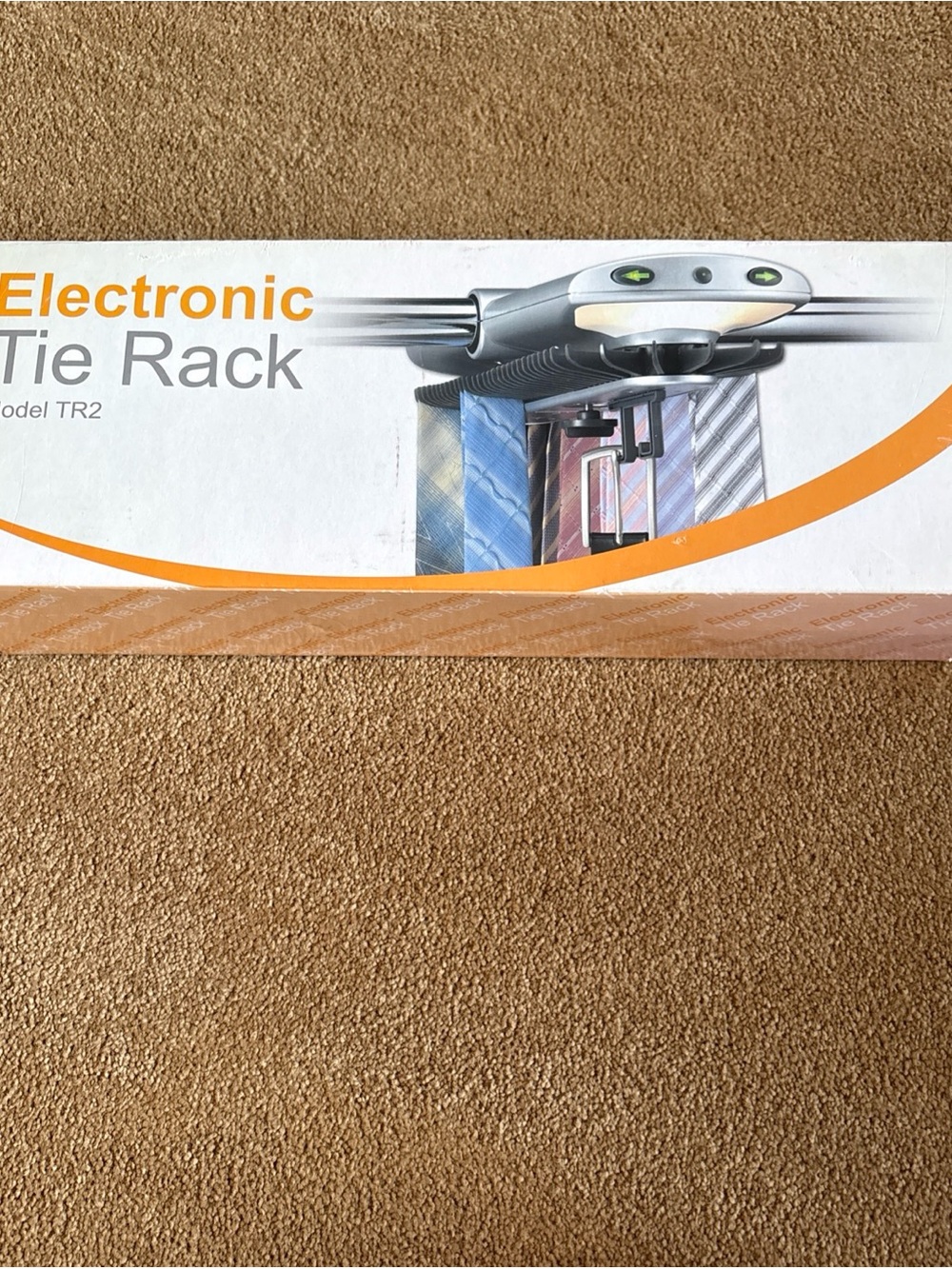 Electronic Tie Rack TR2 - Silver Tie Organizer